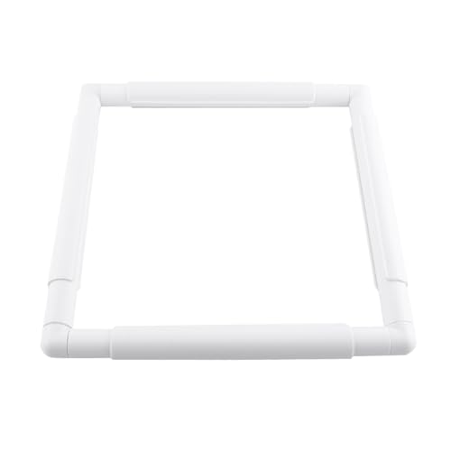 Quadratische Stickrahmen, Kunststoff Cross Stitch Hoop Q Snap Frame Kreuzstich Nähen Hoop Stickerei Snap Frame Hoop für Stickerei Cross Stitch Quilting Needlepoint Tool (27.9×27.9cm) von KIMISS