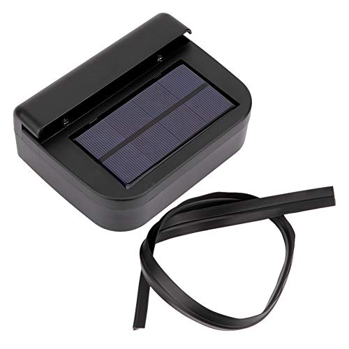KIMISS Solar Auto Ventilator für Universalfahrzeuge - Solarbetriebener Ventilator für frische Luftzirkulation im Auto mit Kühlung und Entgiftung von KIMISS
