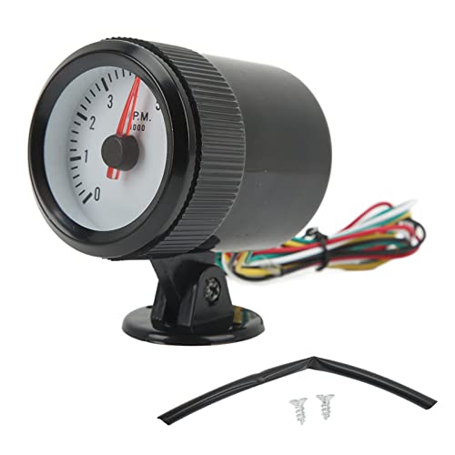 Tacho-Messgerät Auto Kraftfahrzeug Schwarzes Gesicht 2" 52 Mm Zeiger Tacho Tachometer Messgerät Blaues LED-Licht 0‑8000 U/min für 4 6 8 Zylinder Benziner Auto Tacho-Messgerät Auto Kraftfahrzeug Schwarzes Gesicht 2" 52 Mm Zeiger Tacho Tachometer Messgerät Blaues LED-Licht 0‑8000 U/min für 4 6 8 Zylinder Benziner Auto von KIMISS