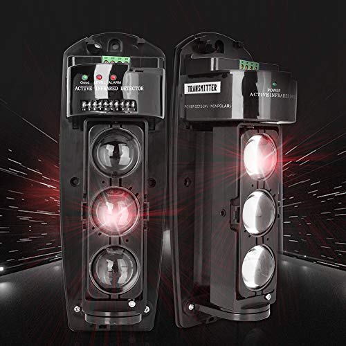 Triple Beam Alarm, Infrarot-LED-Detektor Sicherheits-Laserstrahl-Alarm Optoelektronisches Innensystem ABE 250 (Dreistrahliger ABE-250) von KIMISS