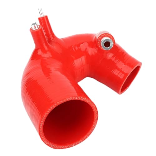 Turboeinlass-Ansaugrohr Ansaugschlauch-Set aus Silikon Für Fiat Abarth 500 595 695 1.4L 2008 Bis 2023 (Rot) von KIMISS
