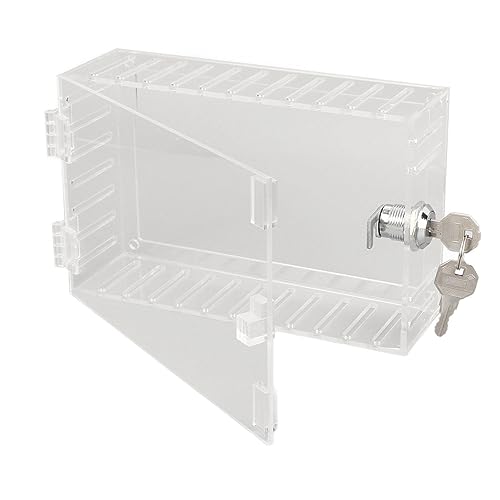 Universal-Thermostat-SchließKasten, Großer Transparenter Thermostatschutz für Wandthermostate, Heimtyp, Durchsichtiger Kasten Zum Schutz des Thermostats (B-Typ) von KIMISS