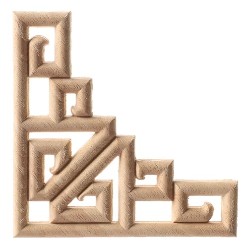 Holzornamente Fenster Chinesische Schnitzerei Holzapplikationen Möbel Schrank Unbemalte Holzleisten Aufkleber Vintage Heimdekoration 20 X 20 Cm Holzornamente Fenster Chinesische Schnitzerei Holzapplikationen Möbel Schrank Unbemalte Holzleisten Aufkleber Vintage Heimdekoration 20 X 20 Cm von KIMLUD
