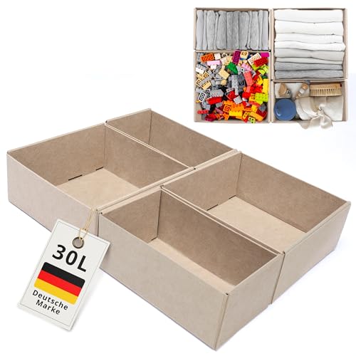 KIMPLES – Schrank Organizer - 4er Set - Platzsparend - Filz Ordnungssystem für Schubladen KIMPLES – Schrank Organizer - 4er Set - Platzsparend - Filz Ordnungssystem für Schubladen von KIMPLES