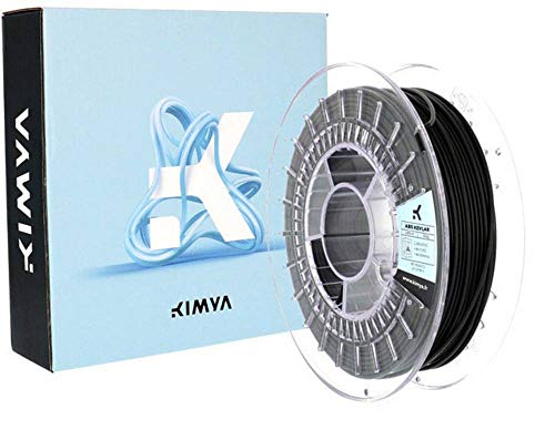 KIMYA - Filant ABS Kevlar fur 3D-Drucker - 1,75 mm - 500 g - Drucken Verbrauchsmaterialien und professionelle Teile - Beständig gegen Licht und Schocks - Schwarz von KIMYA