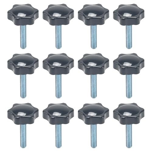 KINDPMA 12 Pack Sterngriffschrauben Rändelschraube M8*40mm Sternform Kunststoff Klemmkopf Schrauben mit Griff, Sternkopfschraube für Werkzeugmaschinen Mechanische Geräte Möbeldekoration KINDPMA 12 Pack Sterngriffschrauben Rändelschraube M8*40mm Sternform Kunststoff Klemmkopf Schrauben mit Griff, Sternkopfschraube für Werkzeugmaschinen Mechanische Geräte Möbeldekoration von KINDPMA