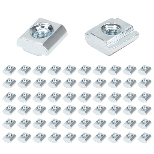 KINDPMA 60 Stück M3 Nutensteine T-Nut-Mutter Schiebemutter Kohlenstoffstahl T-Nut Schiene Gleitmutter T-Nutenstein Aluprofil Zubehör für 20-Serie Aluprofil-Extrusionsschlitz KINDPMA 60 Stück M3 Nutensteine T-Nut-Mutter Schiebemutter Kohlenstoffstahl T-Nut Schiene Gleitmutter T-Nutenstein Aluprofil Zubehör für 20-Serie Aluprofil-Extrusionsschlitz von KINDPMA