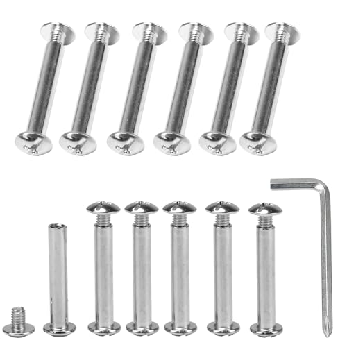 KINDPMA 80 Sets M4*28mm Verbindungsschraube Möbelschraube Hülsenschraube Möbelverbinder Schrankverbinder Kreuzschlitz Edelstahl Flachkopfschraube + Hülsenmutter für Schränken, Holzbret, Türgriffen KINDPMA 80 Sets M4*28mm Verbindungsschraube Möbelschraube Hülsenschraube Möbelverbinder Schrankverbinder Kreuzschlitz Edelstahl Flachkopfschraube + Hülsenmutter für Schränken, Holzbret, Türgriffen von KINDPMA