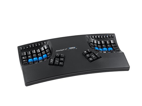 Kinesis Advantage2 Leise LF-Tastatur - Konturierte ergonomische US-Layout-Tastatur Ausgestattet mit Cherry MX Quiet Red Mechanischen Tastenschaltern und der SmartSet-Programmiermaschine - Schwarz Kinesis Advantage2 Leise LF-Tastatur - Konturierte ergonomische US-Layout-Tastatur Ausgestattet mit Cherry MX Quiet Red Mechanischen Tastenschaltern und der SmartSet-Programmiermaschine - Schwarz von KINESIS