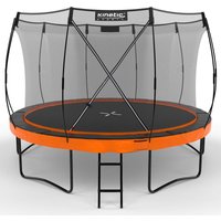 Trampolin Outdoor 'Ultimate Pro' – tüv GS-geprüft, Designed in Germany, Fiberglas Netzstangen, AirMAXX Technologie, Premium Gartentrampolin von KINETIC SPORTS