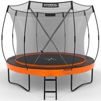 Kinetic Sports - Trampolin Outdoor 'Ultimate Pro' – tüv GS-geprüft, Designed in Germany, Fiberglas Netzstangen, AirMAXX Technologie, Premium von KINETIC SPORTS