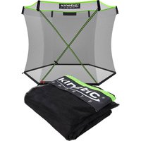 Kinetic Sports Sicherheitsnetz für Trampolin Bungee Safety Elite Ersatznetz Mit Reißverschluss und Sicherheitsclips Schutznetz, Fangnetz für von KINETIC SPORTS