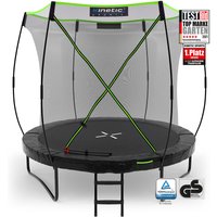 Trampolin Outdoor 'Ultimate Pro' – tüv GS-geprüft, Designed in Germany, Fiberglas Netzstangen, AirMAXX Technologie, Premium Gartentrampolin von KINETIC SPORTS