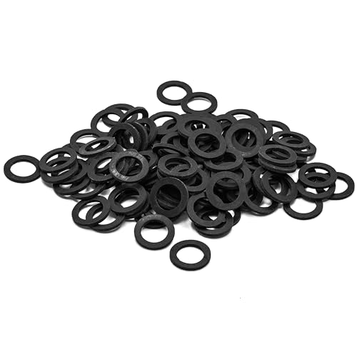 KINETICS LINE Aerator Dichtung (22 x 15 x 2 mm) 100 Gummi Flachdichtungen für Luftsprudler Perlator Wasserhahn Wasserhahnbelüfter Strahlregler (von -20°C bis +70°C) von KINETICS LINE