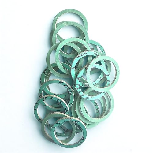 KINETICS LINE Fiber Flachdichtung 1 Zoll Normal (30 x 24 x 2 mm) 25 Stück Sanitär, Heizung, Klima, Lüftung, Rohrleitungs und Garten (bis zu 180°C) von KINETICS LINE
