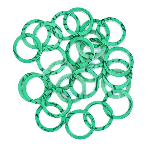 KINETICS LINE Fiber Flachdichtung 3/4 Zoll Normal (24 x 18 x 2 mm) 25 Stück Sanitär, Heizung, Klima, Lüftung, Rohrleitungs und Garten (bis zu 180°C) von KINETICS LINE