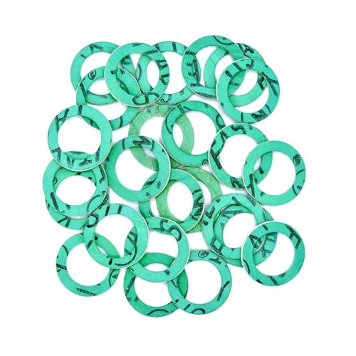 KINETICS LINE Fiber Flachdichtung 3/4 Zoll Spezial (24 x 16 x 3 mm) 25 Stück Sanitär, Heizung, Klima, Lüftung, Rohrleitungs und Garten (bis zu 180°C) von KINETICS LINE