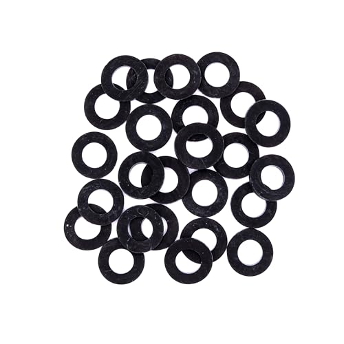 KINETICS LINE Gummi Flachdichtung 1/2 Zoll Spezial (18.5 x 10 x 2mm) 25 Stück Sanitär, Klima, Lüftung, Rohrleitungs und Garten (von -40°C bis 110°C) von KINETICS LINE