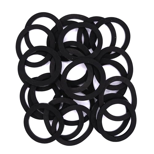 KINETICS LINE Gummi Flachdichtung 1 1/4 Zoll (39 x 30 x 2 mm) 25 Stück Sanitär, Klima, Lüftung, Rohrleitungs und Garten (von -20°C bis 70°C) von KINETICS LINE