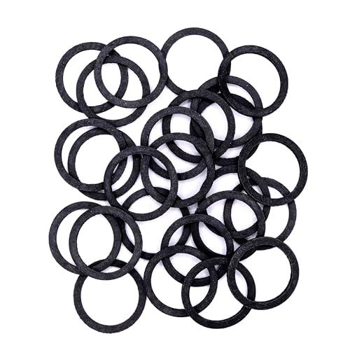 KINETICS LINE Gummi Flachdichtung 1 Zoll Normal (30 x 24 x 2 mm) 25 Stück Sanitär, Klima, Lüftung, Rohrleitungs und Garten (von -20°C bis 70°C) von KINETICS LINE