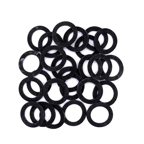 KINETICS LINE Gummi Flachdichtung 3/4 Zoll (24 x 16 x 2 mm) 25 Stück Sanitär, Klima, Lüftung, Rohrleitungs und Garten (von -40°C bis 110°C) von KINETICS LINE