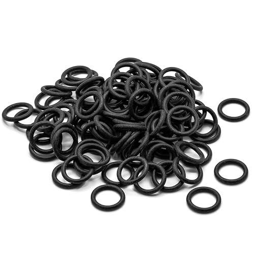 KINETICS LINE O-Ring Dichtungen (13.60 x 2.70 mm) 100 Stück NBR 70 Shore O-Ring Sortiment - ID Ø: 13.60 x STÄRKE Ø 2.70 mm Gummi Dichtringe für Verschiedene Anwendungen (-30°C bis 125°C) von KINETICS LINE