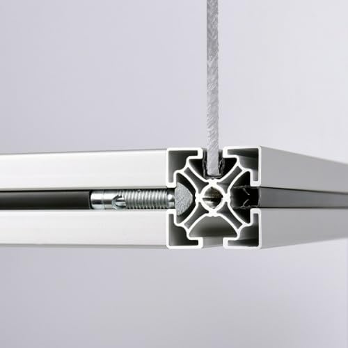 KINETIK MSystem® 10 Stück Abdeck- und Einfassprofil Nut 8, PP schwarz, Länge: 1,0 m - kompatibel mit item 0.0.422.25 von KINETIK MSystem