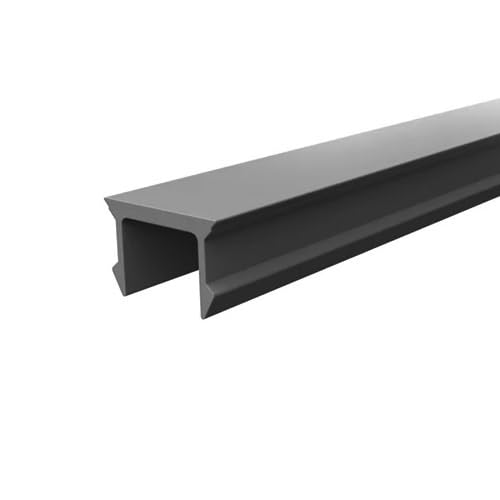 KINETIK MSystem® 10 Stück Abdeckprofil Nut 10 T6, PP grau, Länge 1.0 m - kompatibel mit BOSCH Rexroth 3842518367 von KINETIK MSystem