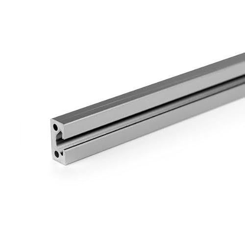 KINETIK MSystem® K20.N5 Aluprofil 20x10 Nut 5 silber eloxiert Aluminium Profil Systemprofil Profilschiene Montageprofil Konstruktionsprofil, kompatibel mit item profil 5 20x10-0.0.391.02 (2000 mm) von KINETIK MSystem