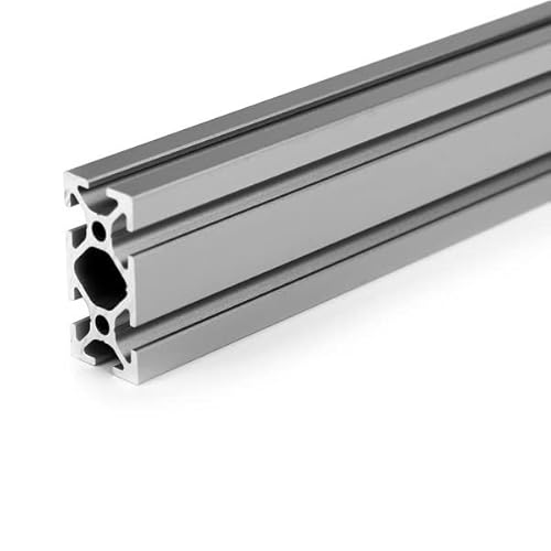 KINETIK MSystem® K20.N5 Aluprofil 20x40 Nut 5 silber eloxiert Aluminium Profil Systemprofil Profilschiene Montageprofil, kompatibel mit item profil 5 40x20-0.0.370.04 (1, 400 mm) von KINETIK MSystem