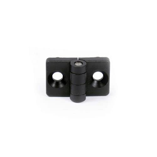 KINETIK MSystem® K20.N5 Kunststoff Scharnier mini 20x20 mm für Aluprofile Nut 5, Schrankscharnier von KINETIK MSystem