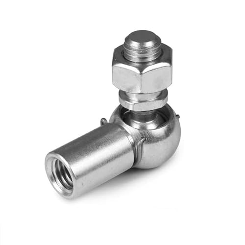 KINETIK MSystem - Edelstahl V2A Winkelgelenke DIN 71802 Form-CS mit Sicherungsbügel | Kugelgelenke | Varianten: M5 M6 M8 M10 M12-1 Stück (M8 - CS13) von KINETIK MSystem