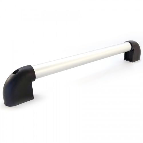 KINETIK MSystem® Handgriff Bügelgriff Haltegriff Türgriff Wandgriff mit Aluminium Rohr Ø30 mm, Länge/Length A: 700 mm von KINETIK MSystem