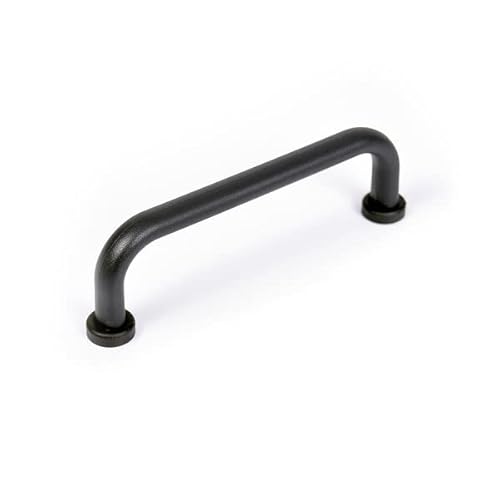 KINETIK MSystem - KM.BG323 Bügelgriffe SLIM Kunststoff schwarz mit M5 Innengewinde | Bügelgriffe Möbelgriffe Haltegriffe - 1 Stück (Länge: 120 mm - M5) von KINETIK MSystem