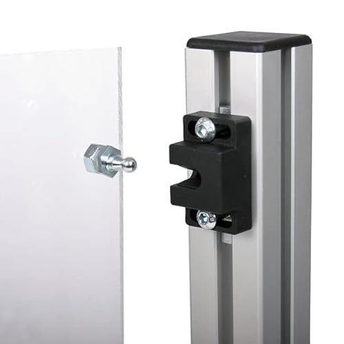 KINETIK MSystem - Kugelschnäpper PA universal | Türschnäpper Schnellverschluss für Türen Klappen Schwenktüren - 1 Set. (Abstandsplatte) von KINETIK MSystem