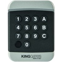 King Gates - digy pad Digicode - Kabellose Tastatur - 2 Kanäle - Rolling Code - Frequenz: 433,92MHz - Reichweite bis zu 150m - Sicherheit für Tore von KING GATES