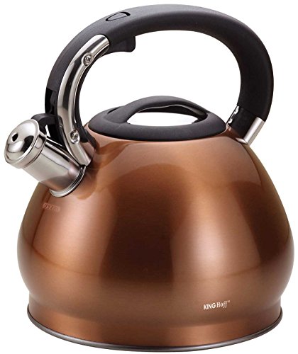 King Hoff Bronze Edelstahl Flötenkessel Teekessel Wasserkessel 3,4 Liter KH-1213 King Hoff Bronze Edelstahl Flötenkessel Teekessel Wasserkessel 3,4 Liter KH-1213 von KING HOFF