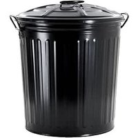 King Home BIN LT.18 BLACK PAINTED mit Deckel und Seitengriffen 31x35h cm King Home BIN LT.18 BLACK PAINTED mit Deckel und Seitengriffen 31x35h cm von KING HOME