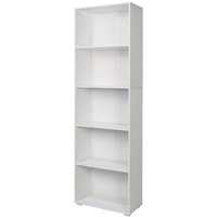 King Home FIVE-Shelf BOOKCASE 60x30x195 cm weiß King Home FIVE-Shelf BOOKCASE 60x30x195 cm weiß von KING HOME