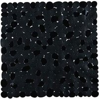 King Home INDOOR DUSCHTEPPICH STONE BLACK PVC 52x52 cm von KING HOME