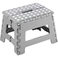 King Home CLIC-CLAC HIGH FOLDING POLYPROPYLENE STOOL 22x30x22h cm grau von LED LEDS