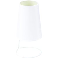 King Home - weisse tischlampe aus Stahldraht 14,5x14,5x30h cm von KING HOME