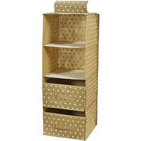 Orderer mit 2 grossen schubfächern in tnt beige 30x30x80h cm - King Home von KING HOME