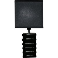 King Home SCHWARZE TISCHLAMPE Keramik rechteckiger Sockel 14x11x29,5 cm King Home SCHWARZE TISCHLAMPE Keramik rechteckiger Sockel 14x11x29,5 cm von KING HOME