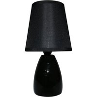 King Home SCHWARZE TISCHLAMPE Keramik runder Sockel 10x25h cm King Home SCHWARZE TISCHLAMPE Keramik runder Sockel 10x25h cm von KING HOME