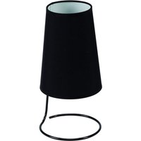 King Home - schwarze tischlampe aus Stahldraht 14,5x14,5x30h cm von KING HOME