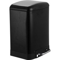 King Home - schwarzer stahlrainer LT.6 mit roll-up pedal 22,5x23x32,5h cm von KING HOME