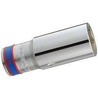 KING TONY LANGER STECKSCHLÜSSEL 1/2" 21mm x 77mm 6-WINKEL CHROM von KING TONY