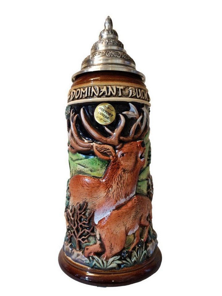 KING Bierkrug Dominanter Bock Antik 0,75L, ceramic von KING