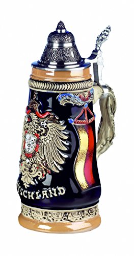 King Bierkrug Deutschland Reichadler Seidel 0,5 Liter Bierseidel von KING